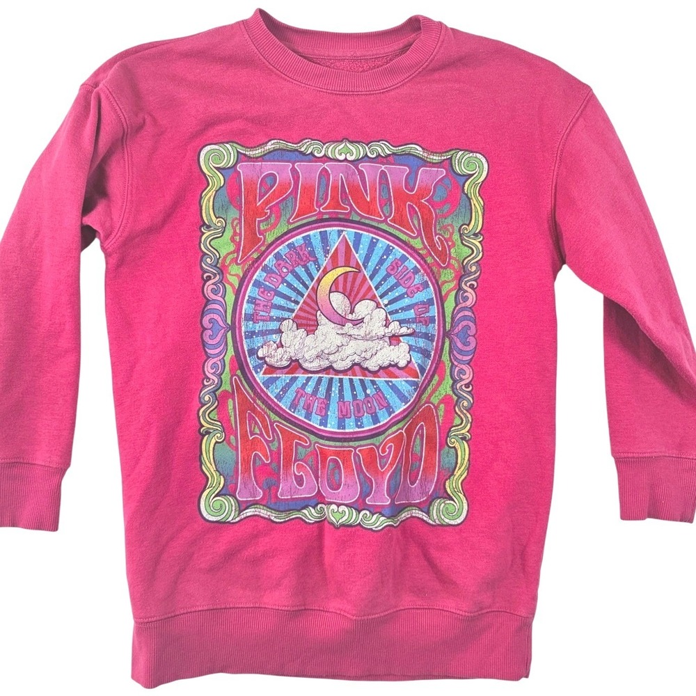 Pink Floyd Dark Side of the Moon Graphic Sweatshirt Magenta Pink Large Target‎